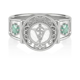 Anel de Formatura de Medicina Veterinária Sinete I