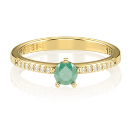 Anel de Noivado Petit Solitaire II-Es