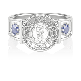 Anel de Formatura de Fonoaudiologia Sinete (Prata 925)