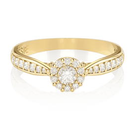 Anel de Noivado Uni II (diamantes de laboratório)