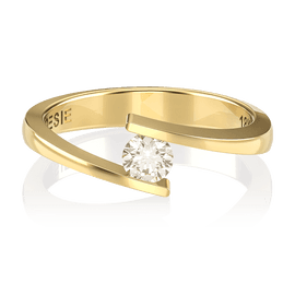 Anel de Noivado Mini Mies II