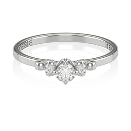 Anel de Noivado Liebe I (diamantes de laboratório)
