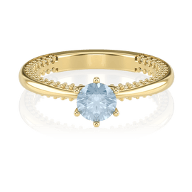 Anel de Noivado Splendora II-Tp