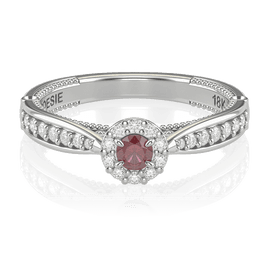 Anel de Noivado Uni Princess I-Ru