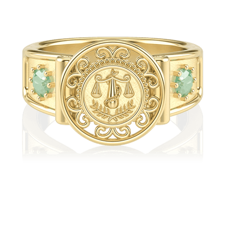 Anel de Formatura de Nutrição Sinete II