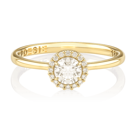 Anel de Noivado Essenza II (diamantes de laboratório)