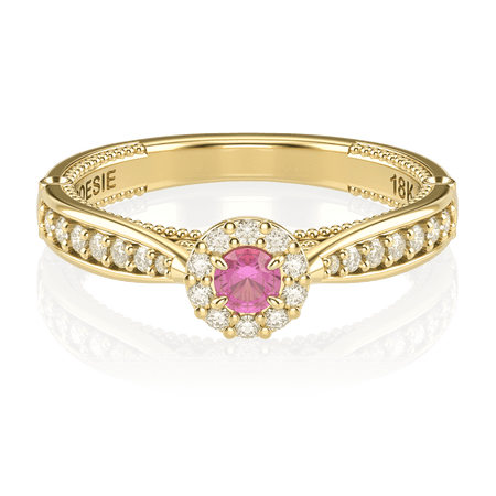 Anel de Noivado Uni Princess II-Tu