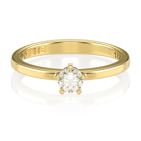 Anel de Noivado Promise II (diamantes de laboratório)