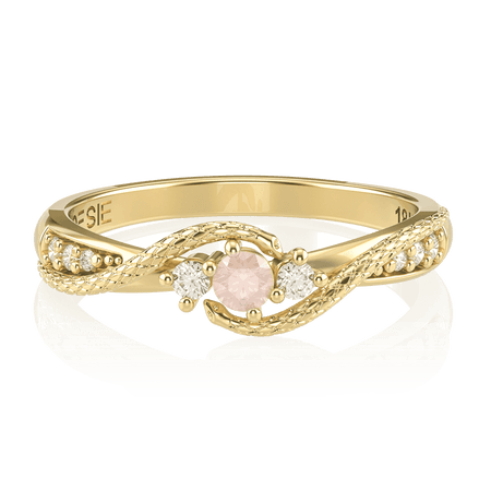 Anel de Formatura de Farmácia Angitia II Personalizado com Topázio Imperial