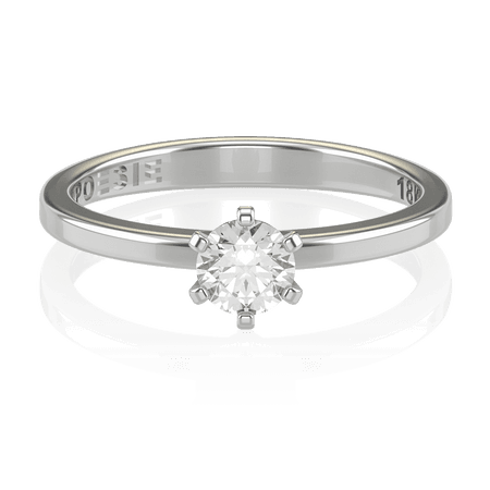 Anel de Noivado One I (diamantes de laboratório)