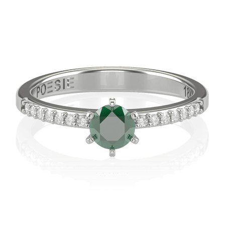 Anel de Noivado Solitaire I-Tv