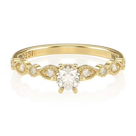 Anel de Noivado Gran Destiny II (diamantes de laboratório)