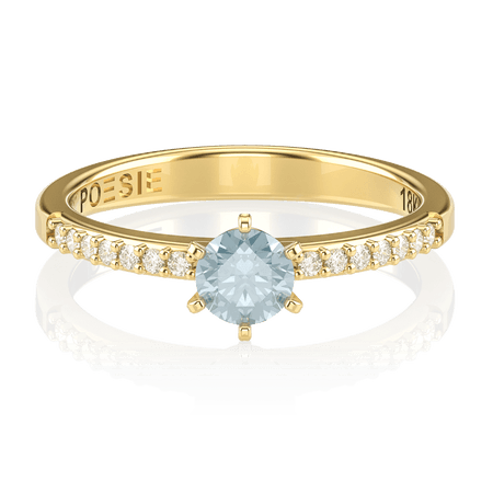 Anel de Noivado Solitaire II-Tp