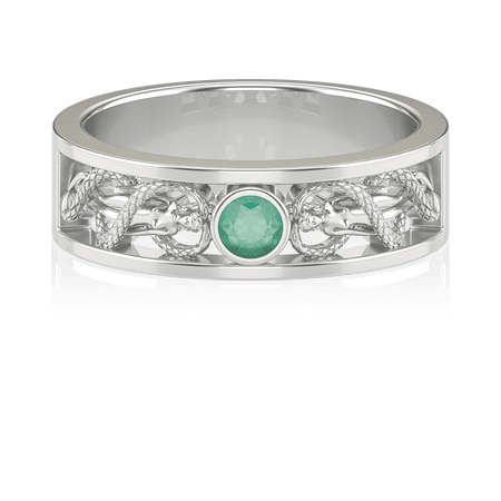 Anel de Formatura de Estética e Cosmética Hígia (Prata 925)