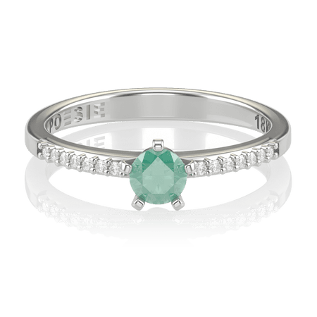 Anel de Noivado Petit Solitaire I-Es