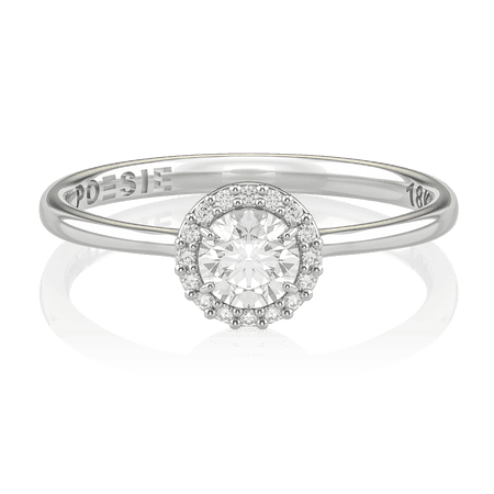 Anel de Noivado Essenza I (diamantes de laboratório)