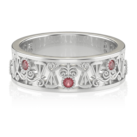 Anel de Formatura de Direito Juris (Prata 925)