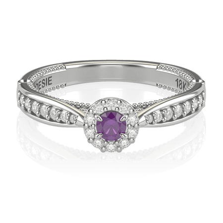 Anel de Noivado Uni Princess I-Am