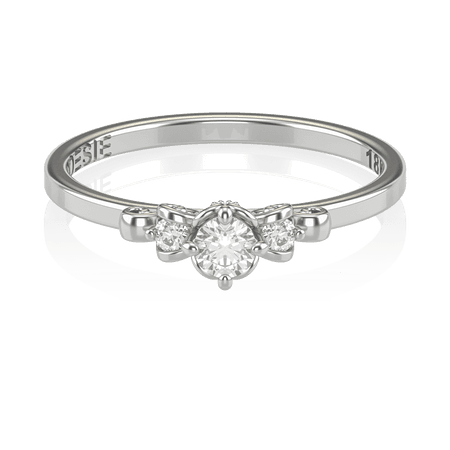 Anel de Noivado Liebe I (diamantes de laboratório)