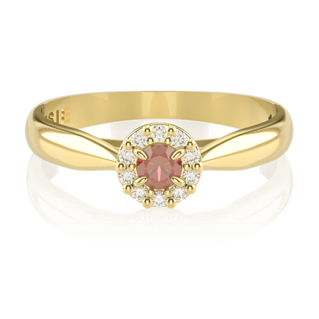 Anel de Noivado Wish II-Ru