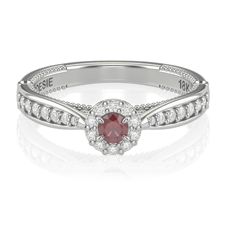 Anel de Noivado Uni Princess I-Ru