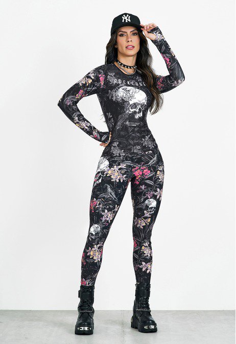 Blusa Fitness Manga Longa Lost