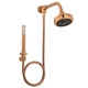 Kit Chuveiro Deca Acqua Plus com Flexivel PVC e Ducha Manual Red Gold