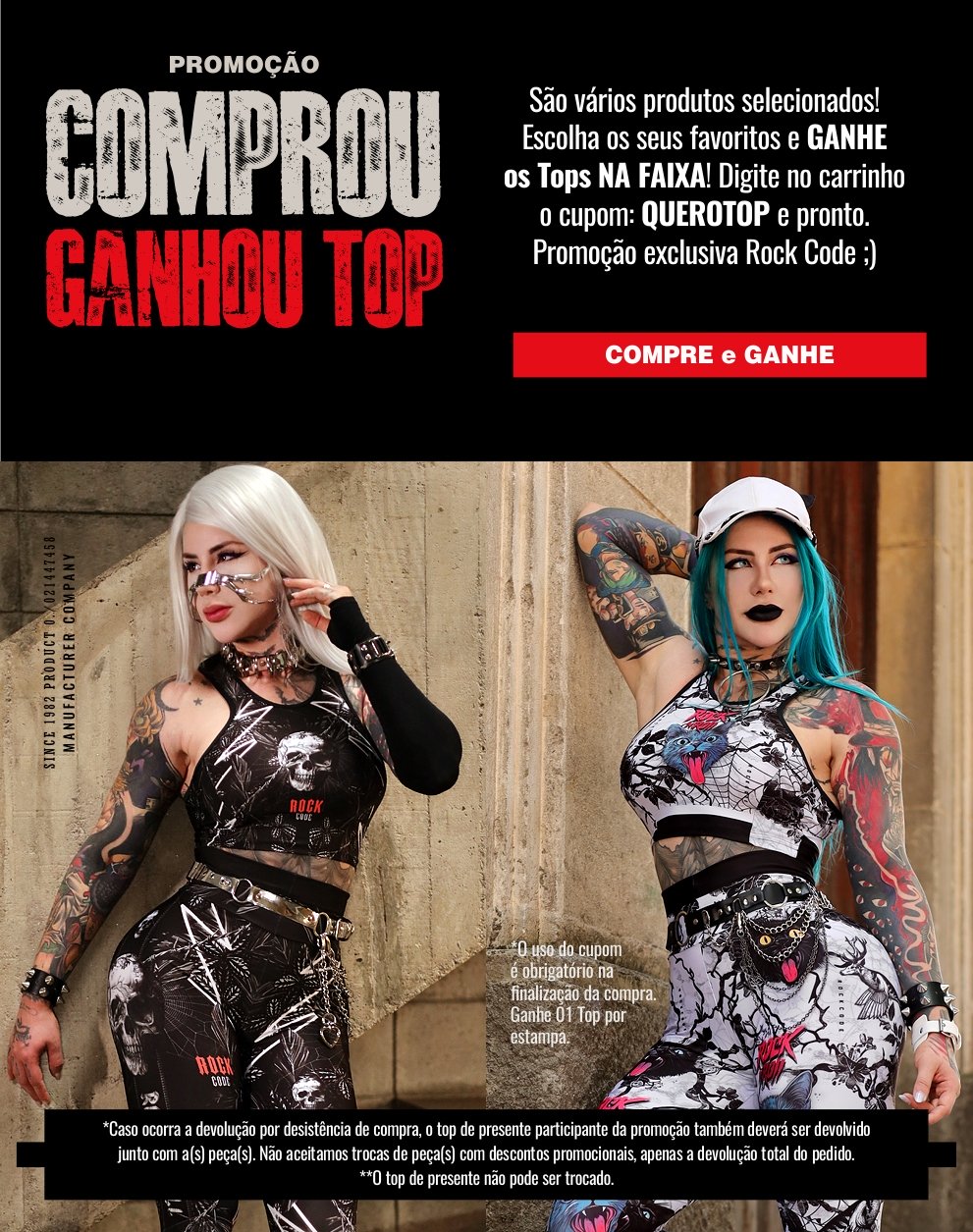 Comprou Ganhou Top!
