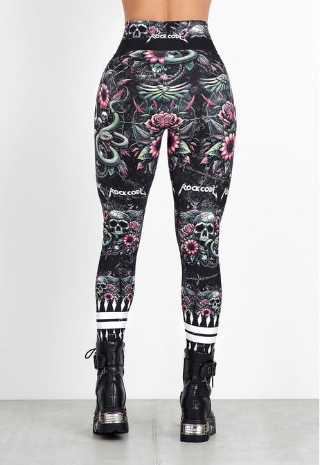 Legging Cintura Alta Snake Rebel