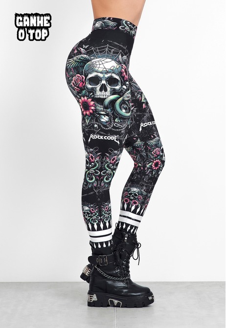 Legging Cintura Alta Snake Rebel
