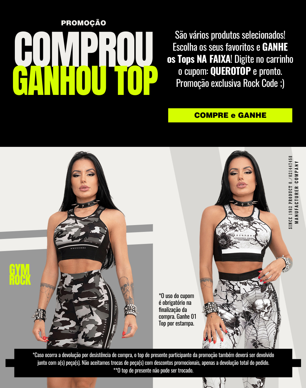 Comprou Ganhou Top!