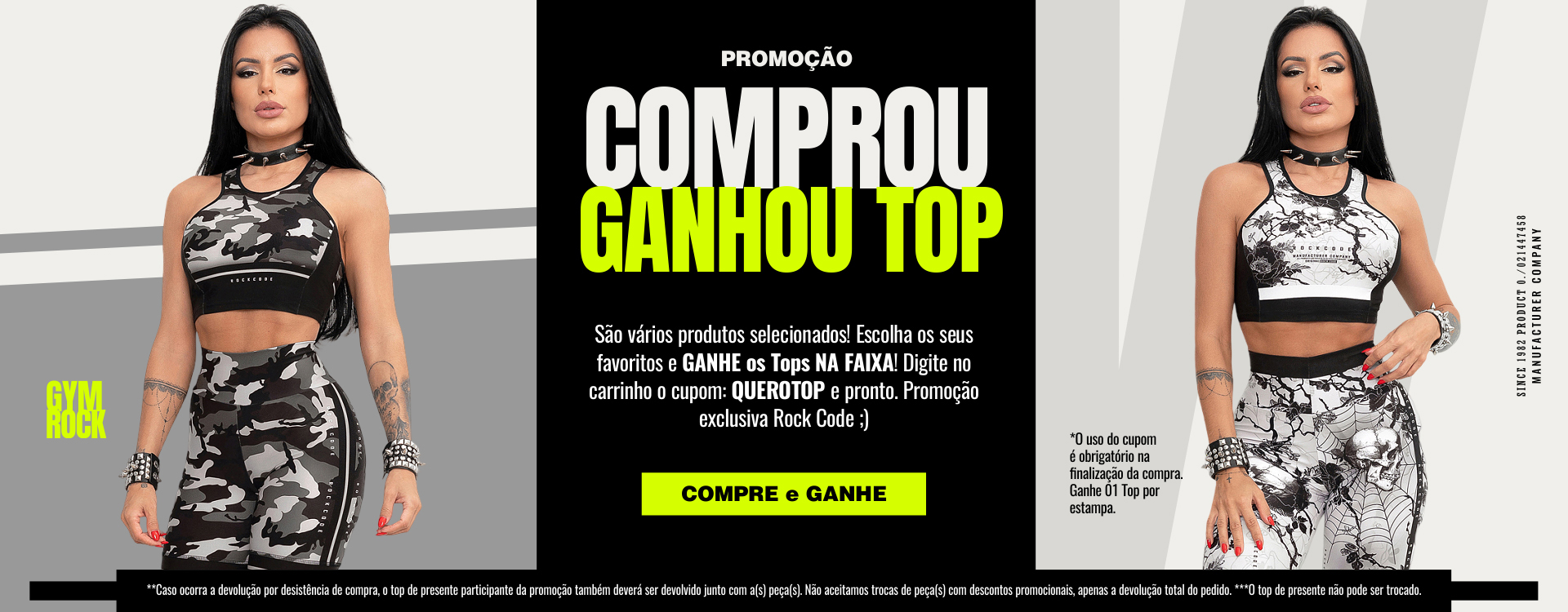 Comprou Ganhou Top!