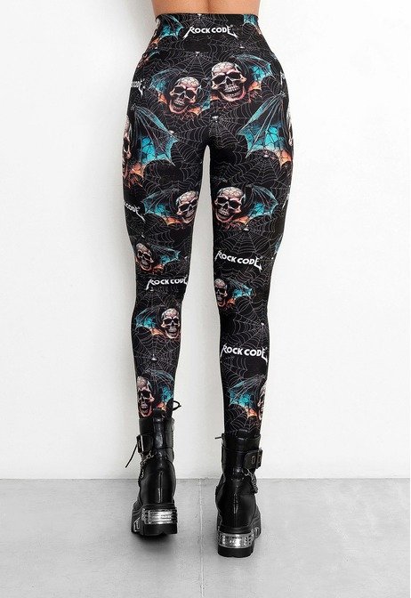 Legging Cintura Alta Skull Wings