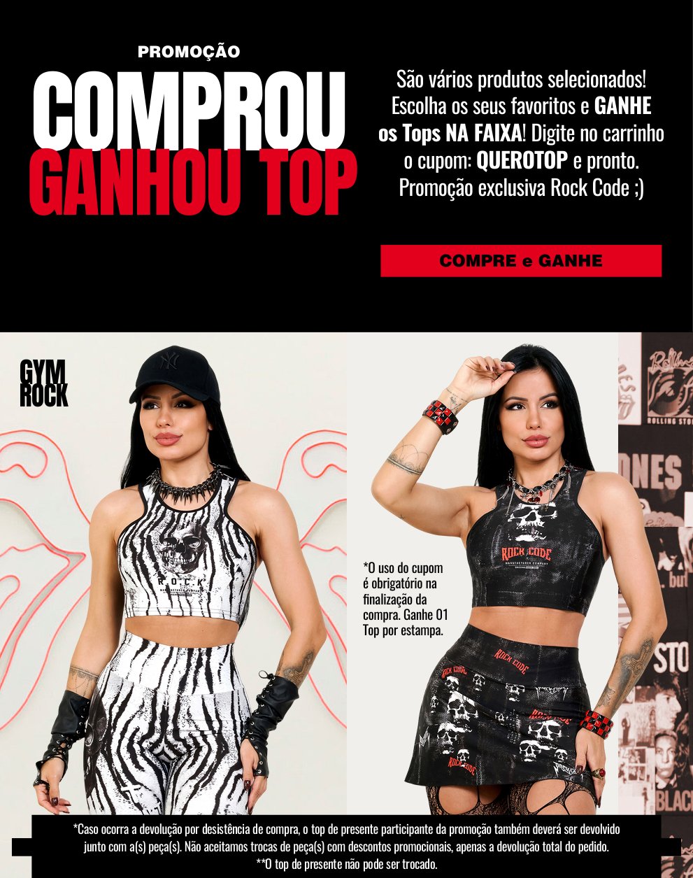 Lançamento. Comprou Ganhou Top!