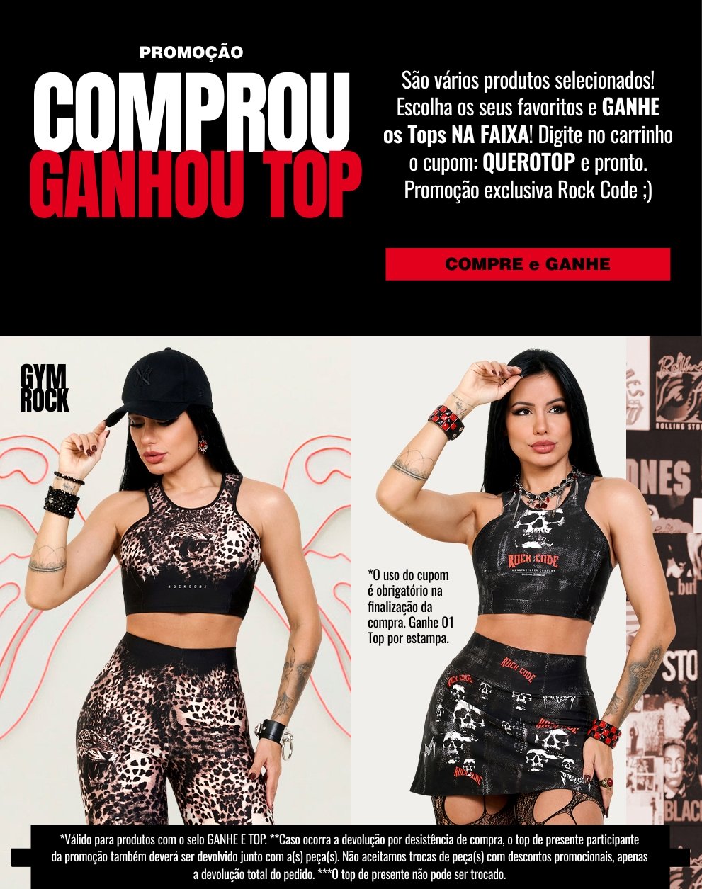 Comprou Ganhou o Top! Aproveite a Promoção